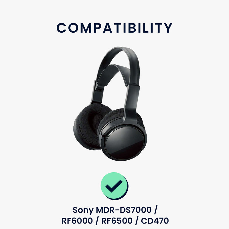 kwmobile Ohr Polster für Sony MDR-DS7000 / RF6000 / RF6500 / CD470 Ohrpolster Ersatz Ohrpolster Kopfhörer Ersatzteile Kopfhörer Ersatzpolster Over Ear Headphones