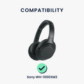 kwmobile Ohr Polster für Sony WH-1000XM3 Ersatz Ohrpolster Kopfhörer Ersatzteile Kopfhörer Ersatzpolster Over Ear Headphones