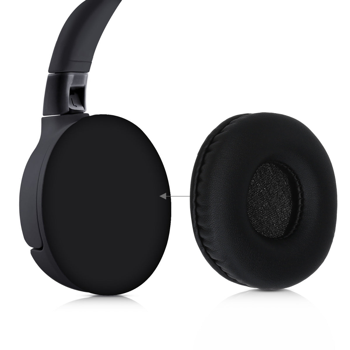 kwmobile Ohr Polster für JBL Tune 600 / 500BT / 510BT / 450 Ohrpolster Ersatz Kopfhörer Ersatzteile Over Ear Headphones
