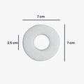 kwmobile Ohr Polster für Sony MDR-ZX100/ZX110/ZX300/V150 Ohrpolster Ersatz Ohrpolster Kopfhörer Ersatzteile Kopfhörer Ersatzpolster Over Ear Headphones
