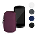 kwmobile Tasche kompatibel mit Garmin Edge 1030 / 1030 Plus / 1000 - Fahrrad GPS Neopren Hülle - Schutzcover Navi in Schwarz Schwarz  