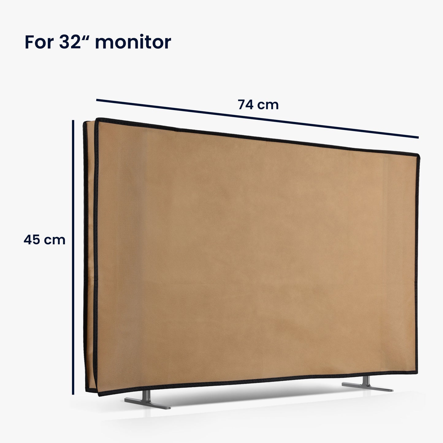 kwmobile 32" TV Abdeckung Indoor Fernseher Hülle Bildschirmschutz Abdeckung TV Bildschirm Staubschutzhülle Fernsehabdeckung