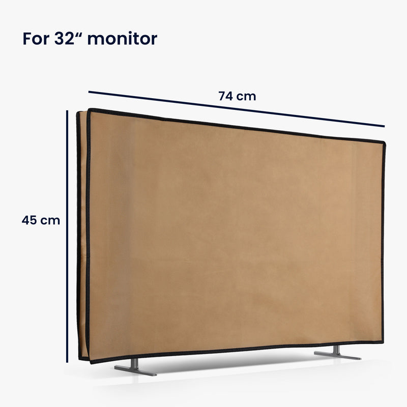 kwmobile 32" TV Abdeckung Indoor Fernseher Hülle Bildschirmschutz Abdeckung TV Bildschirm Staubschutzhülle Fernsehabdeckung