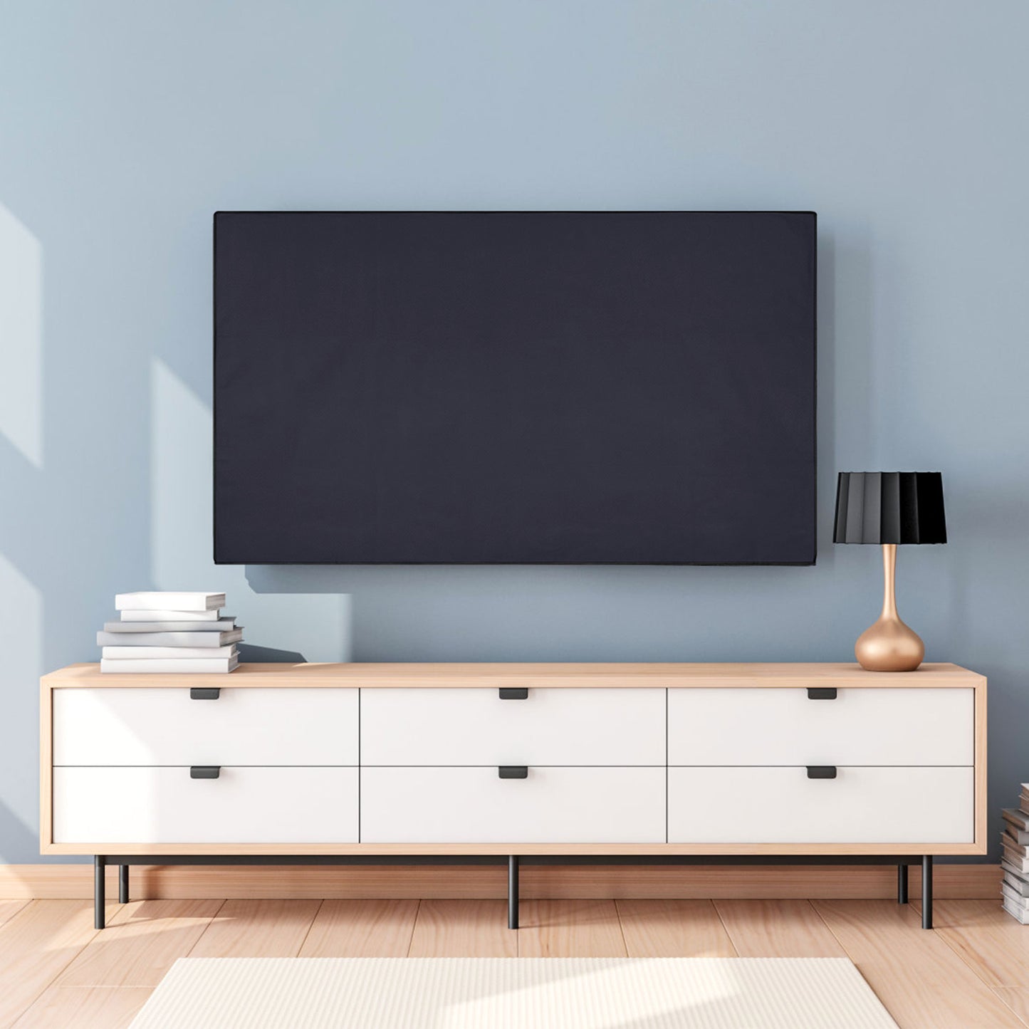 kwmobile 40" TV Abdeckung Indoor Fernseher Hülle Bildschirmschutz Abdeckung TV Bildschirm Staubschutzhülle Fernsehabdeckung