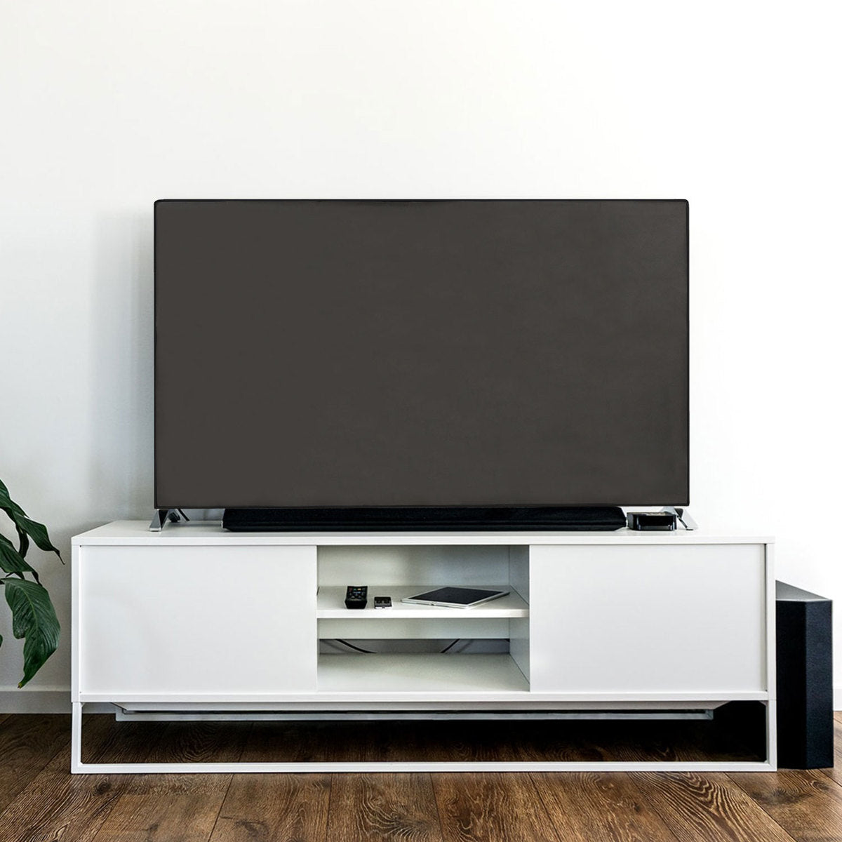 kwmobile 75" TV Abdeckung Indoor Fernseher Hülle Bildschirmschutz Abdeckung TV Bildschirm Staubschutzhülle Fernsehabdeckung