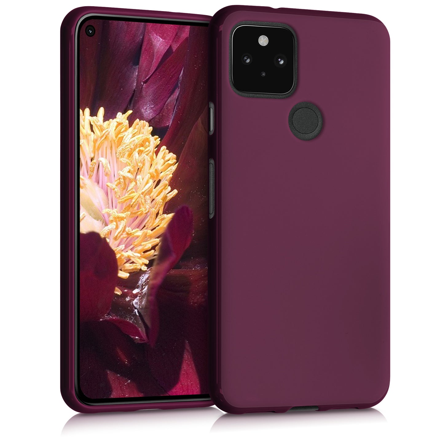 kwmobile Handyhülle für Google Pixel 5 Hülle - Kabelloses Laden - Schutzhülle Cover