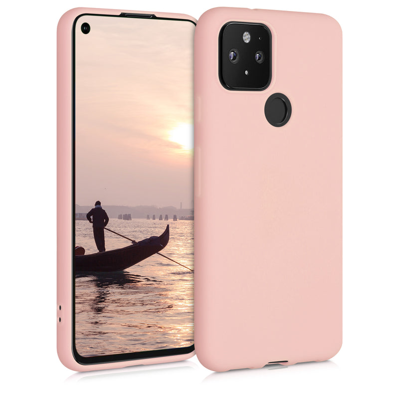 kwmobile Handyhülle für Google Pixel 5 Hülle - Kabelloses Laden - Schutzhülle Cover