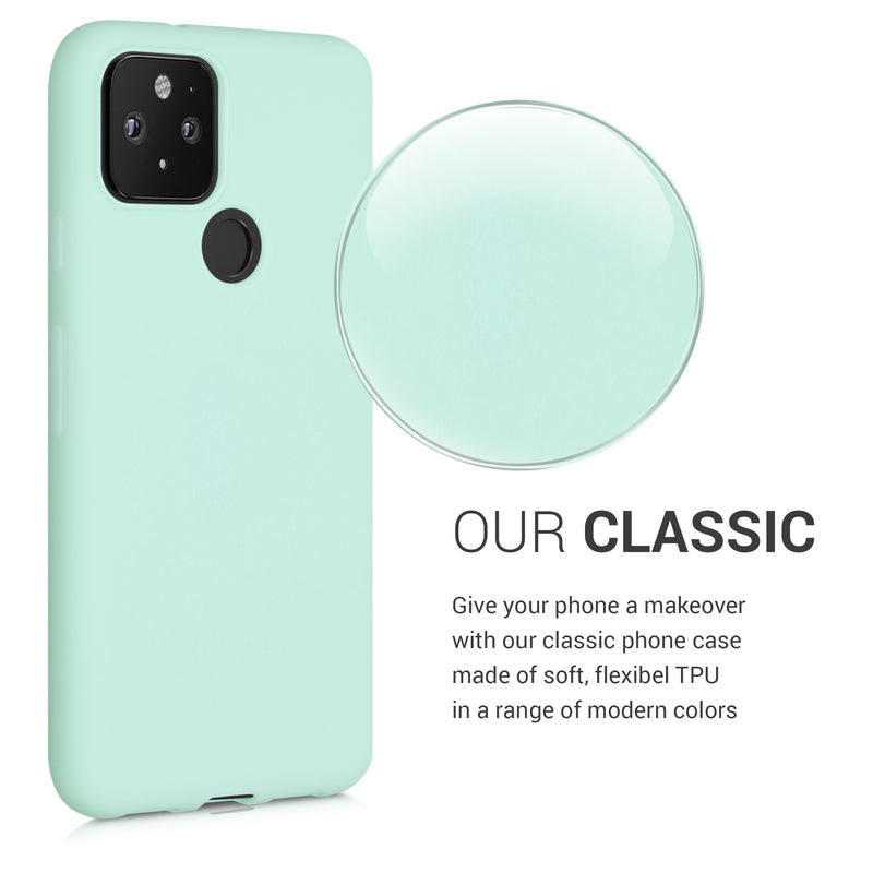 kwmobile Handyhülle für Google Pixel 5 Hülle - Kabelloses Laden - Schutzhülle Cover