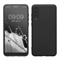 kwmobile Hülle kompatibel mit Huawei P20 Pro Hülle - gummierte TPU Silikon Handyhülle - Schutzhülle für kabelloses Laden - Case in Schwarz matt Schwarz matt  