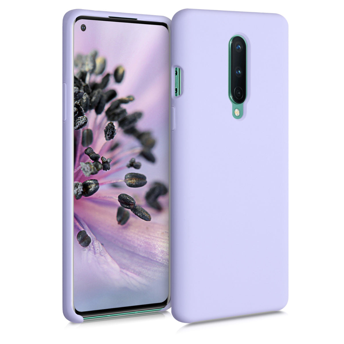kwmobile Handyhülle für OnePlus 8 (2020) Hülle - Case Silikon - Kabelloses Laden - Schutzhülle Cover