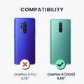 kwmobile Handyhülle für OnePlus 8 (2020) Hülle - Case Silikon - Kabelloses Laden - Schutzhülle Cover
