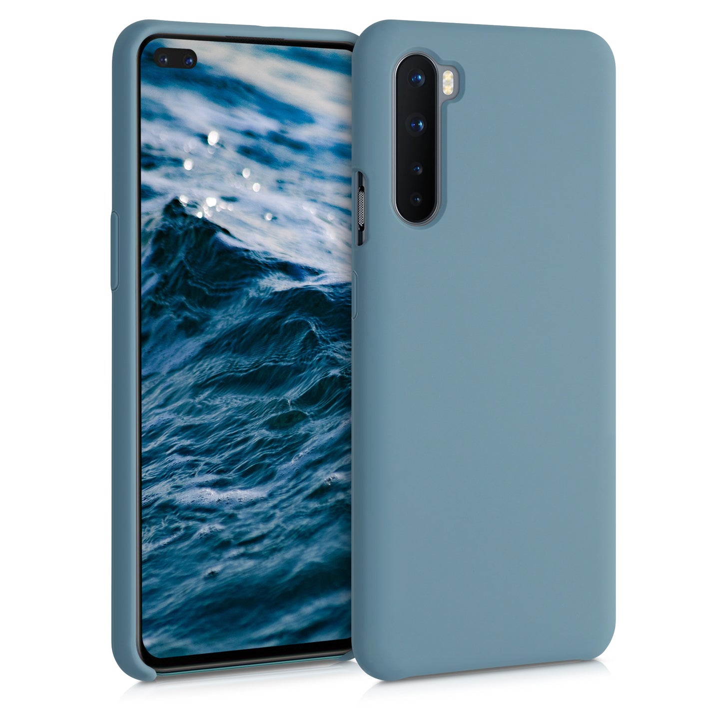 kwmobile Handyhülle für OnePlus Nord Hülle Case Silikon Kabelloses Laden Schutzhülle Cover