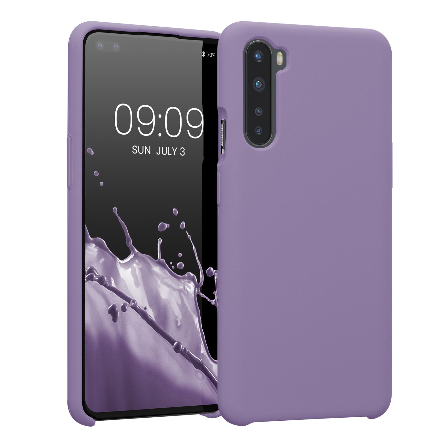 kwmobile Handyhülle für OnePlus Nord Hülle Case Silikon Kabelloses Laden Schutzhülle Cover