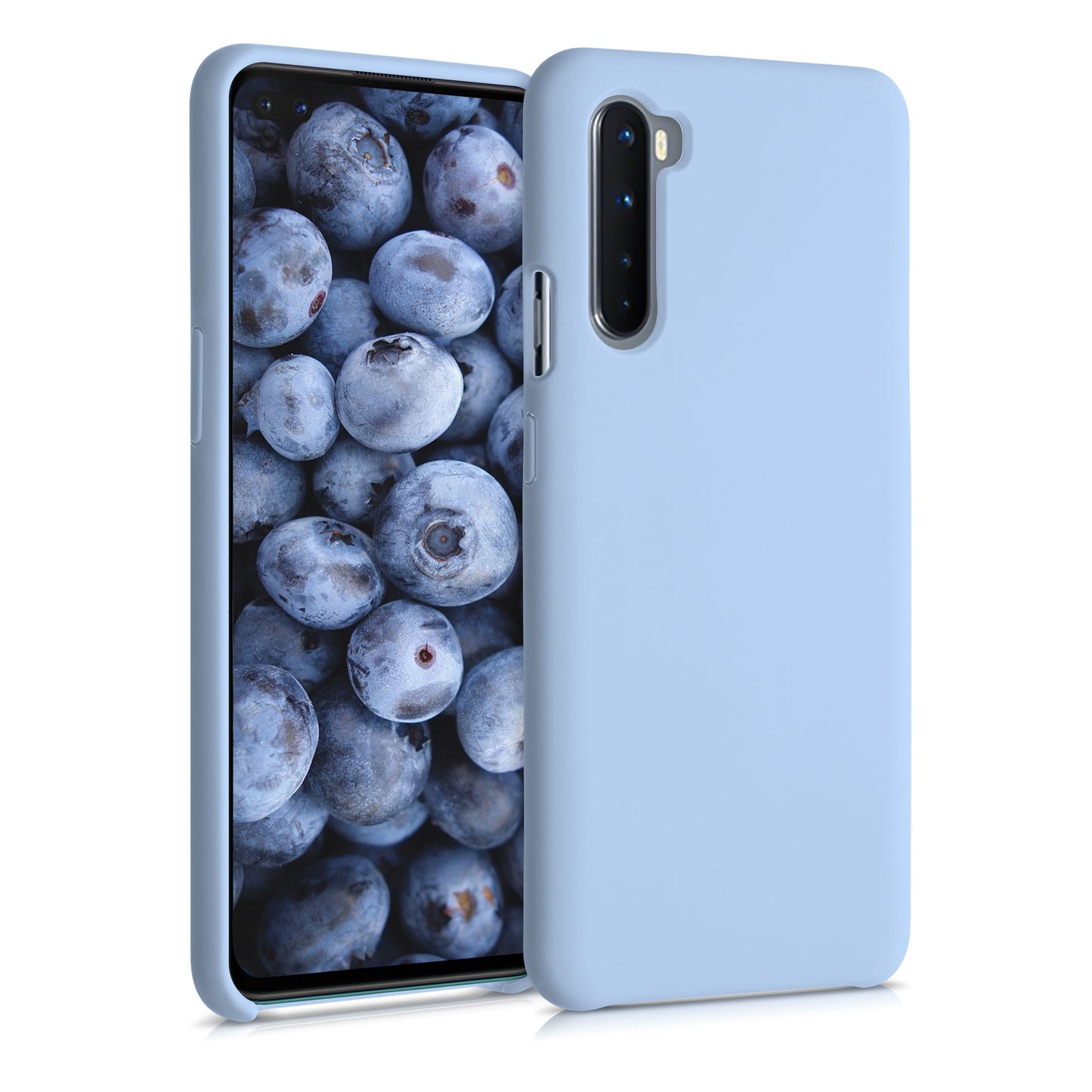 kwmobile Handyhülle für OnePlus Nord Hülle Case Silikon Kabelloses Laden Schutzhülle Cover