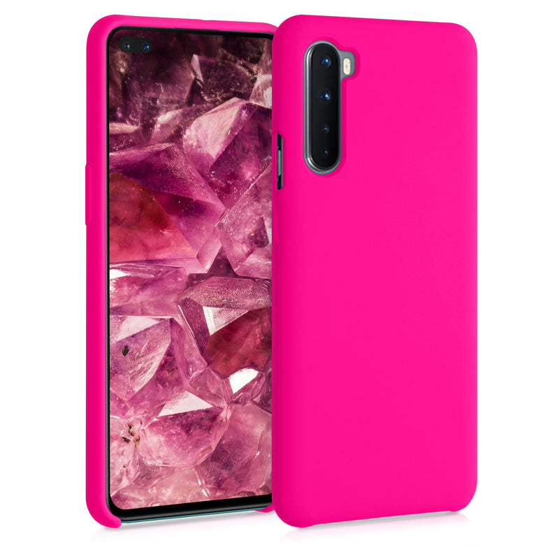 kwmobile Handyhülle für OnePlus Nord Hülle Case Silikon Kabelloses Laden Schutzhülle Cover
