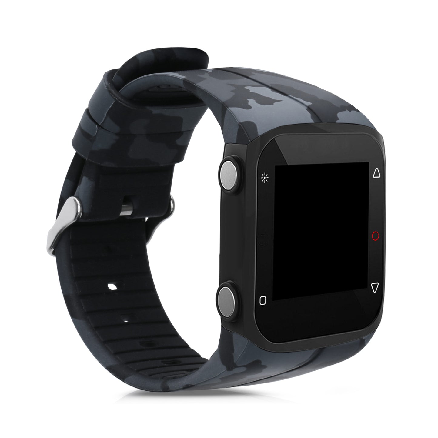 kwmobile Armband kompatibel mit Polar M400 / M430 Armband Fitnesstracker Sportarmband Band aus TPU und Silikon