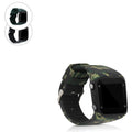 kwmobile Armband kompatibel mit Polar M400 / M430 Armband - Fitnesstracker Sportarmband Band aus TPU und Silikon - Camouflage Dunkelgrau Schwarz Hellgrau Dunkelgrau  [dsg03]