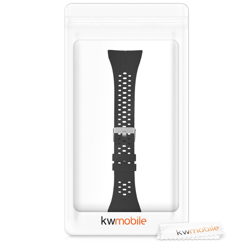 kwmobile Silikon Uhrenarmband für Polar M400 / M430 Armband Ersatzarmband für Fitnesstracker Wechselarmband Smartwatch