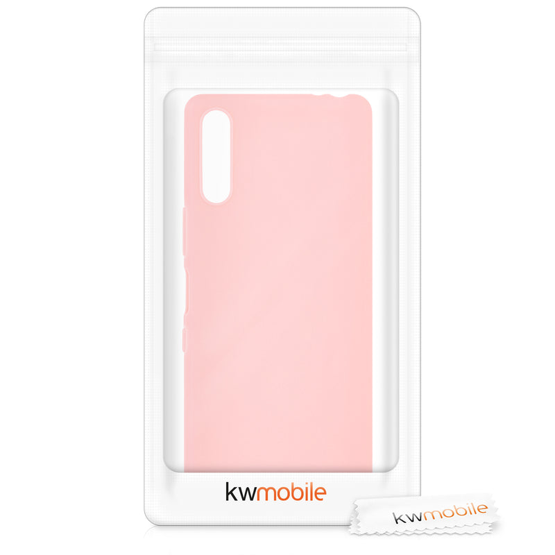 TPU Hülle für Sony Xperia L4 in Rosegold matt