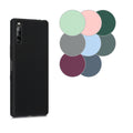 kwmobile Hülle kompatibel mit Sony Xperia L4 Hülle - weiches TPU Silikon Case - Cover geeignet für kabelloses Laden - Rosegold matt Rosegold matt  