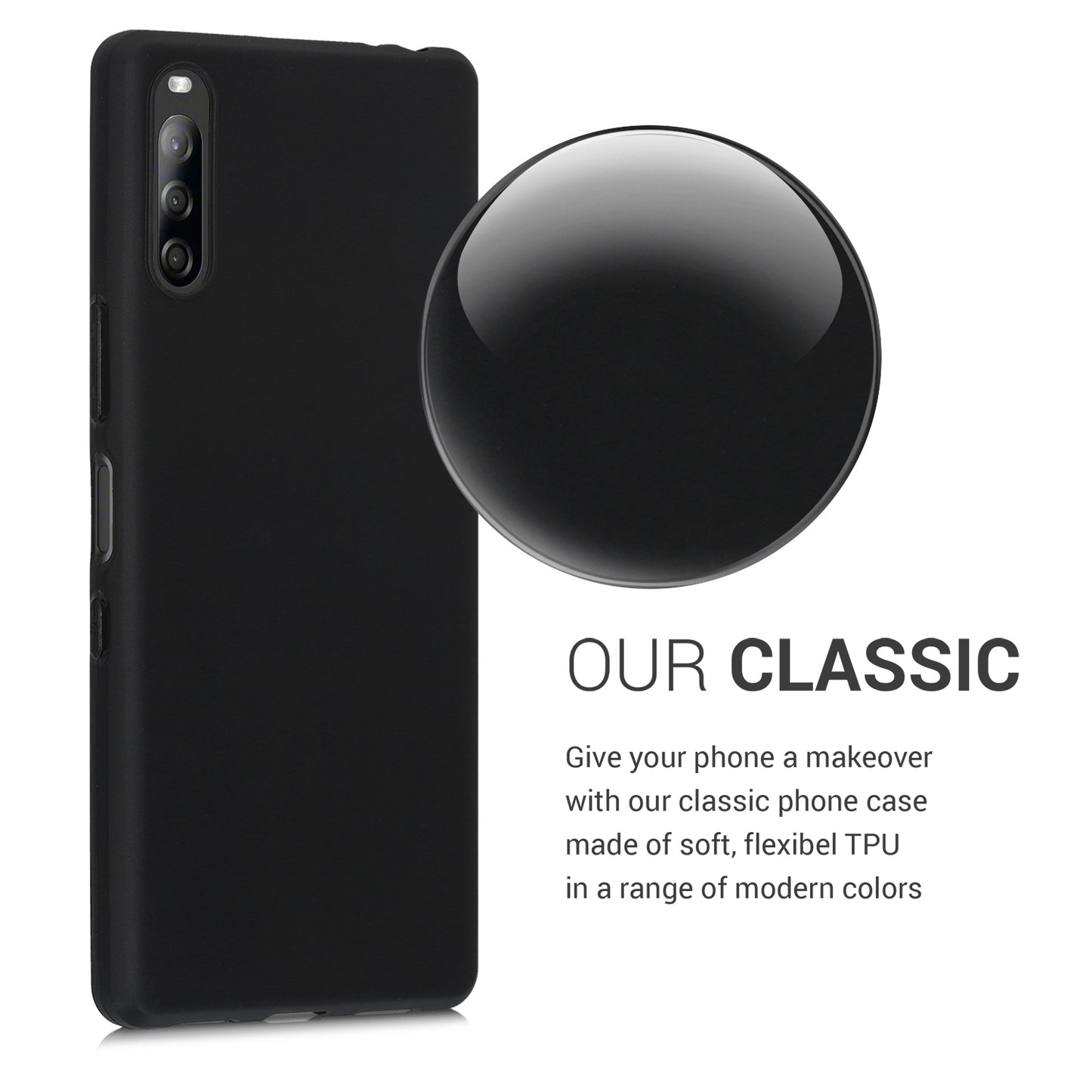 TPU Hülle für Sony Xperia L4 in Rosegold matt