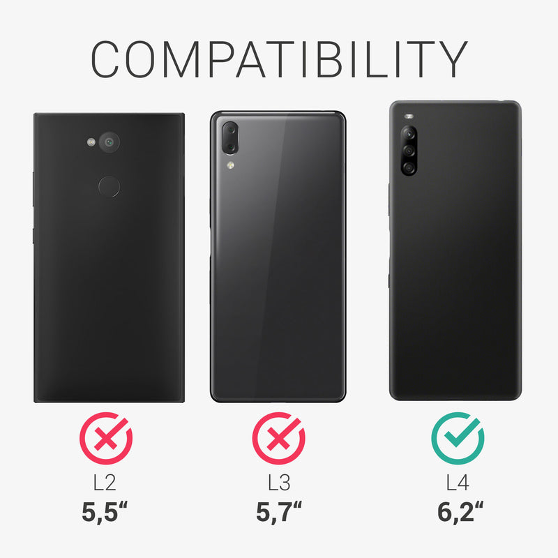 TPU Hülle für Sony Xperia L4 in Rosegold matt