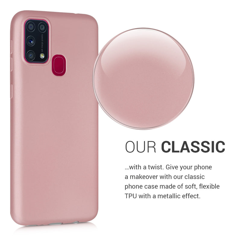 kwmobile Handyhülle für Samsung Galaxy M31 Hülle Silikon Case Schutzhülle Cover