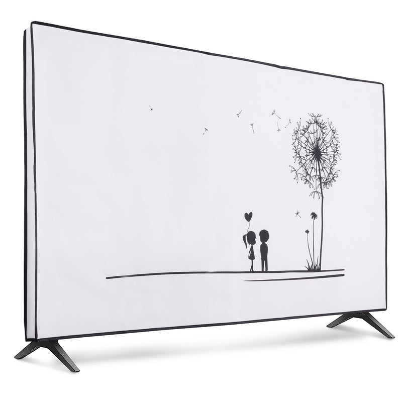 kwmobile 55" TV Abdeckung Indoor Fernseher Hülle Bildschirmschutz Abdeckung TV Bildschirm Staubschutzhülle Fernsehabdeckung