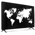 kwmobile 65" TV Abdeckung Indoor - Fernseher Hülle Bildschirmschutz Abdeckung - TV Bildschirm Staubschutzhülle - Fernsehabdeckung