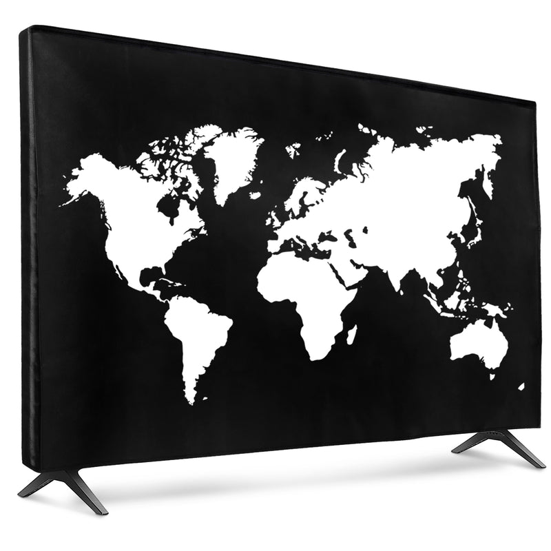 kwmobile 65" TV Abdeckung Indoor - Fernseher Hülle Bildschirmschutz Abdeckung - TV Bildschirm Staubschutzhülle - Fernsehabdeckung