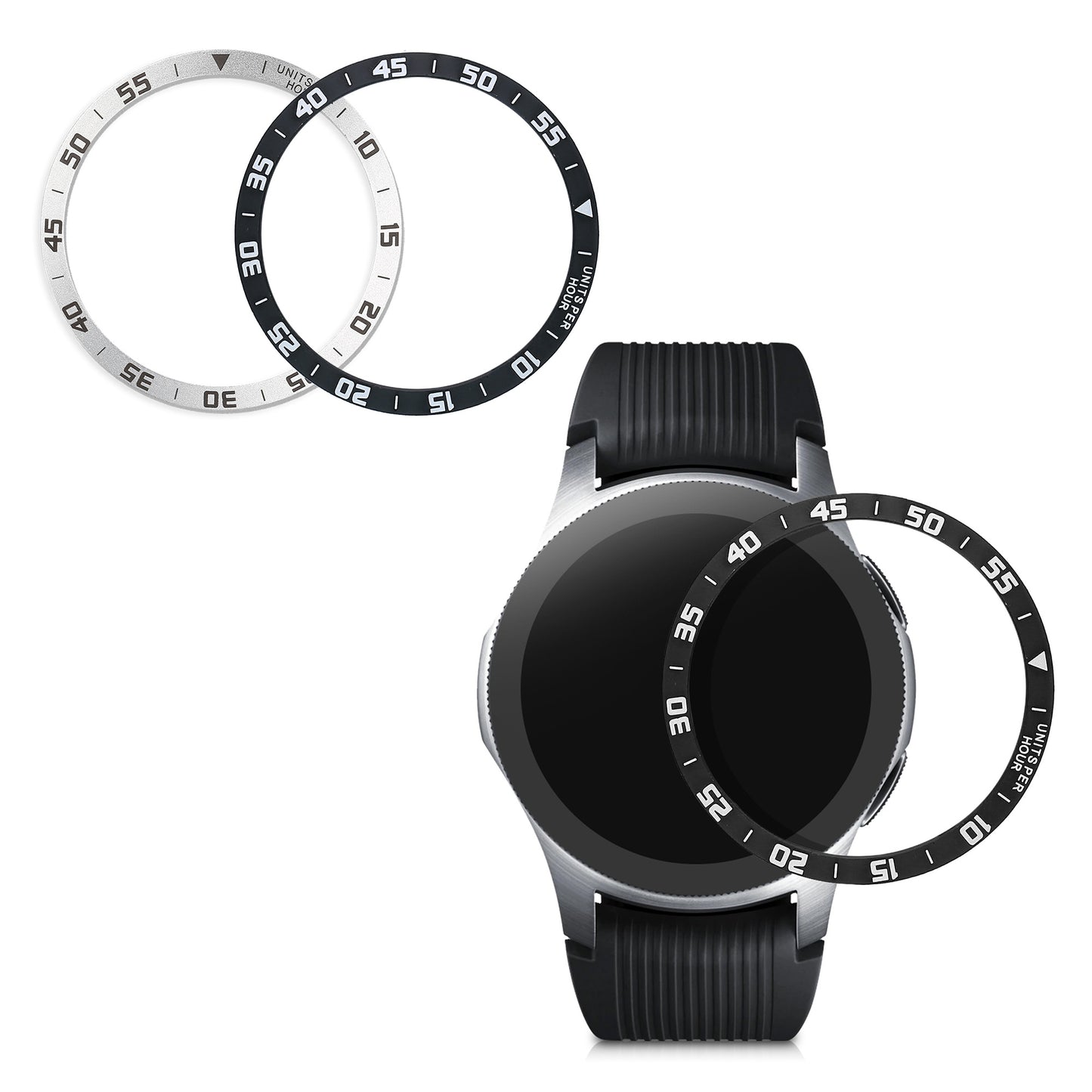 kwmobile Schutzring kompatibel mit Samsung Galaxy Watch / Galaxy Gear S3 Frontier & Classic Fitnesstracker