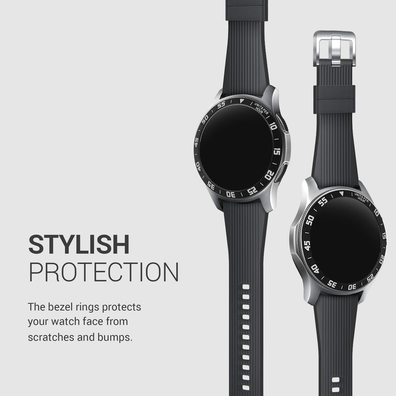 kwmobile Schutzring kompatibel mit Samsung Galaxy Watch / Galaxy Gear S3 Frontier & Classic Fitnesstracker