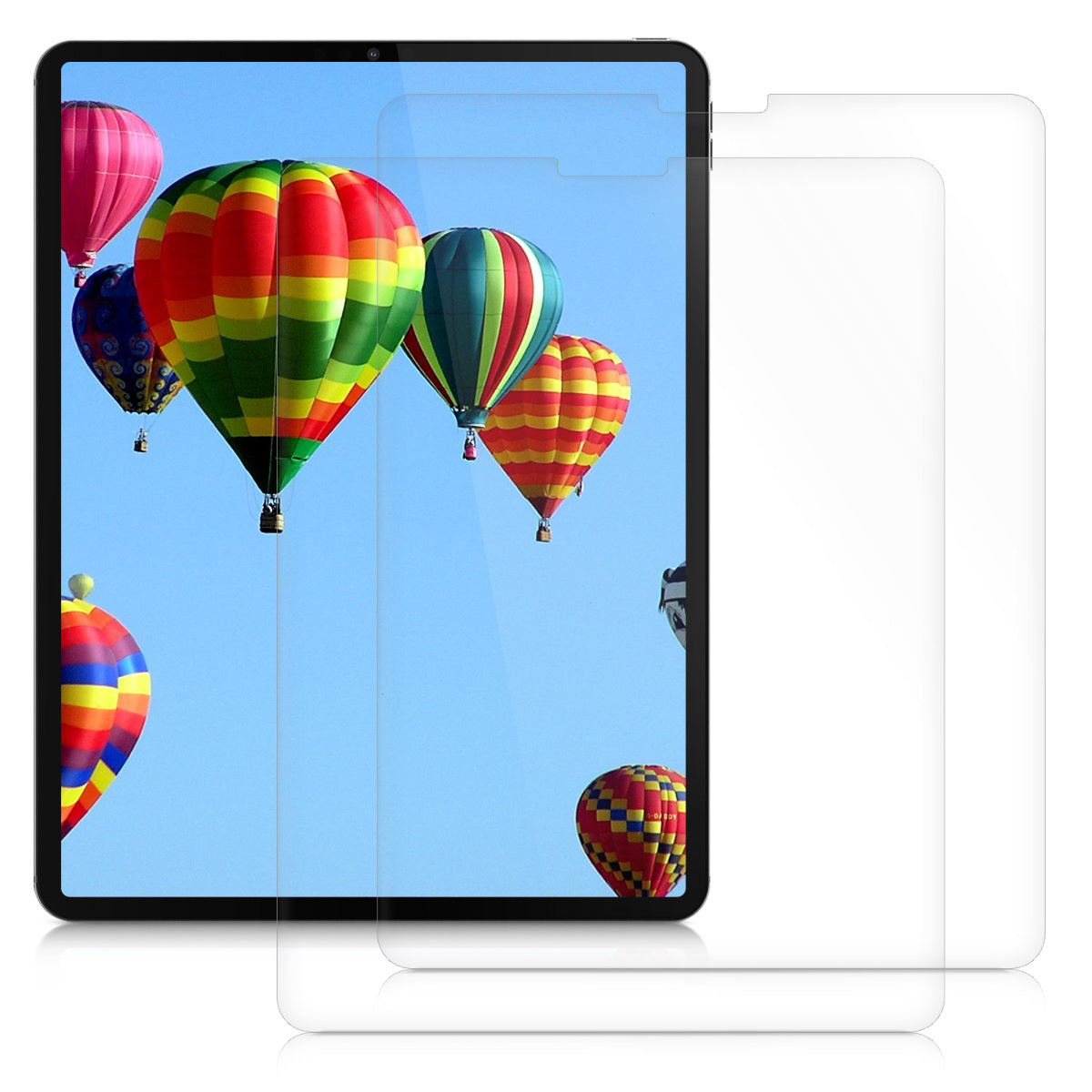 2x Folie kompatibel mit Apple iPad Pro 12,9" (2020)