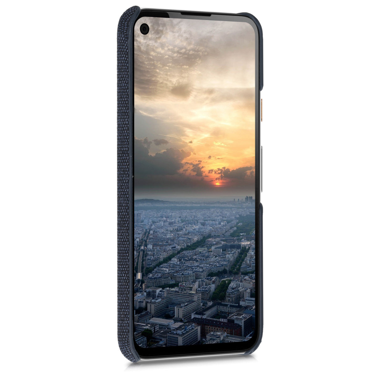 kwmobile Schutzhülle kompatibel mit Google Pixel 4a - Hülle - Stoff Cover Handyhülle - Backcover
