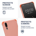 kwmobile Necklace Case kompatibel mit Huawei P20 Hülle - Cover mit Kordel zum Umhängen - Silikon Schutzhülle