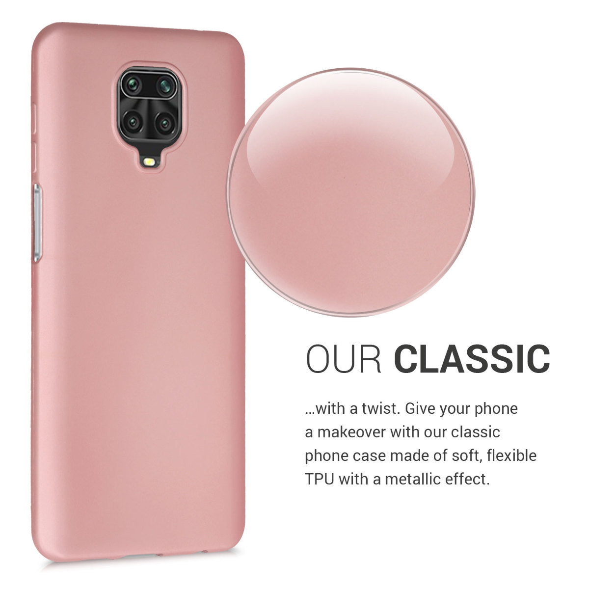 kwmobile Handyhülle für Xiaomi Redmi Note 9S / 9 Pro / 9 Pro Max Hülle - Silikon Case schutzhülle Cover