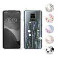 kwmobile Case kompatibel mit Xiaomi Redmi Note 9S / 9 Pro / 9 Pro Max - Hülle Silikon transparent Zauberhafte Blumen Gelb Grün Transparent Gelb  [dsg05]