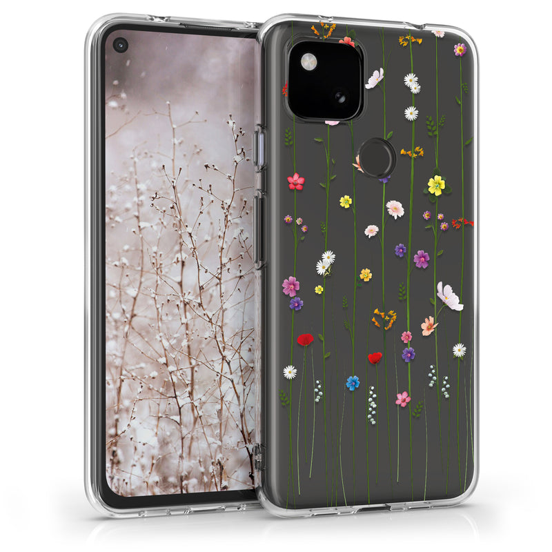 kwmobile Case kompatibel mit Google Pixel 4a - Hülle Silikon transparent