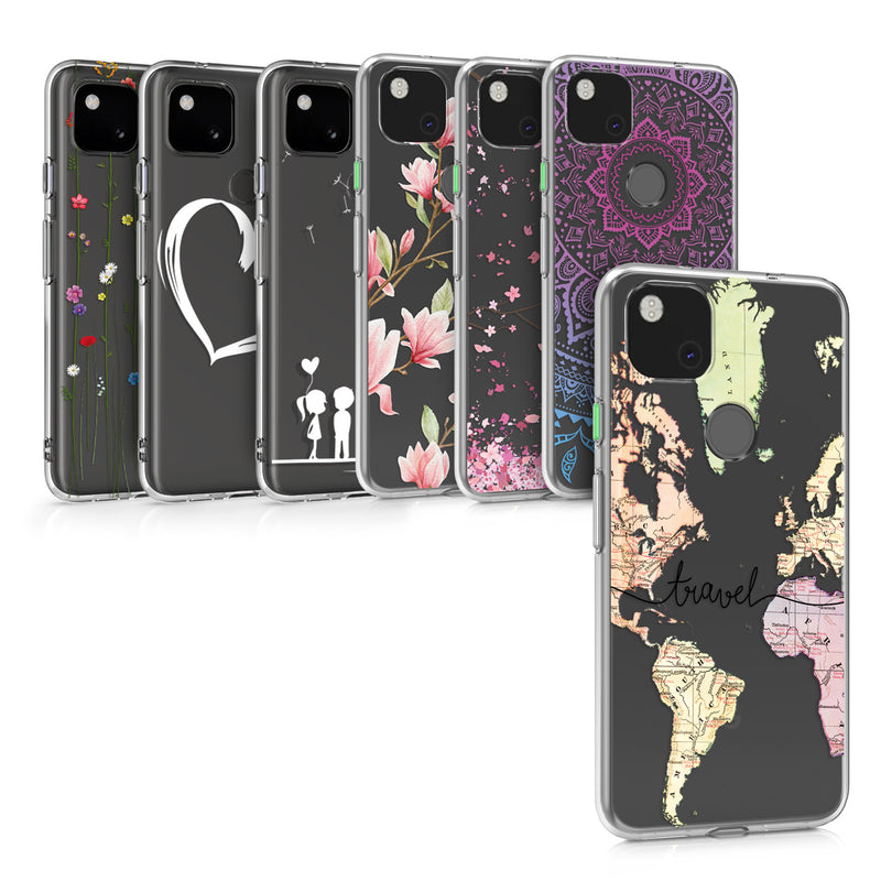 kwmobile Case kompatibel mit Google Pixel 4a - Hülle Silikon transparent
