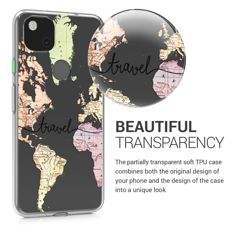 kwmobile Case kompatibel mit Google Pixel 4a - Hülle Silikon transparent
