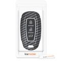 kwmobile Autoschlüssel Hülle kompatibel mit Hyundai 3-Tasten Autoschlüssel Keyless Go Hardcover Schutzhülle Schlüsselhülle Cover