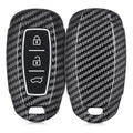 kwmobile Autoschlüssel Hülle kompatibel mit Hyundai 3-Tasten Autoschlüssel Keyless Go Hardcover Schutzhülle Schlüsselhülle Cover