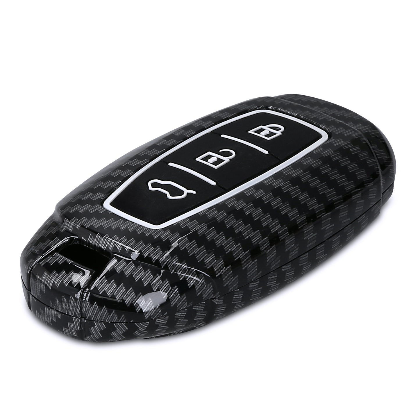 kwmobile Autoschlüssel Hülle kompatibel mit Hyundai 3-Tasten Autoschlüssel Keyless Go Hardcover Schutzhülle Schlüsselhülle Cover