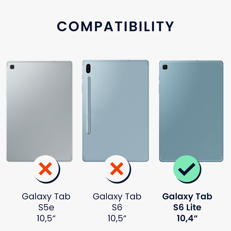 kwmobile Hülle kompatibel mit Samsung Galaxy Tab S6 Lite (2024/2022/2020) Tablet Cover