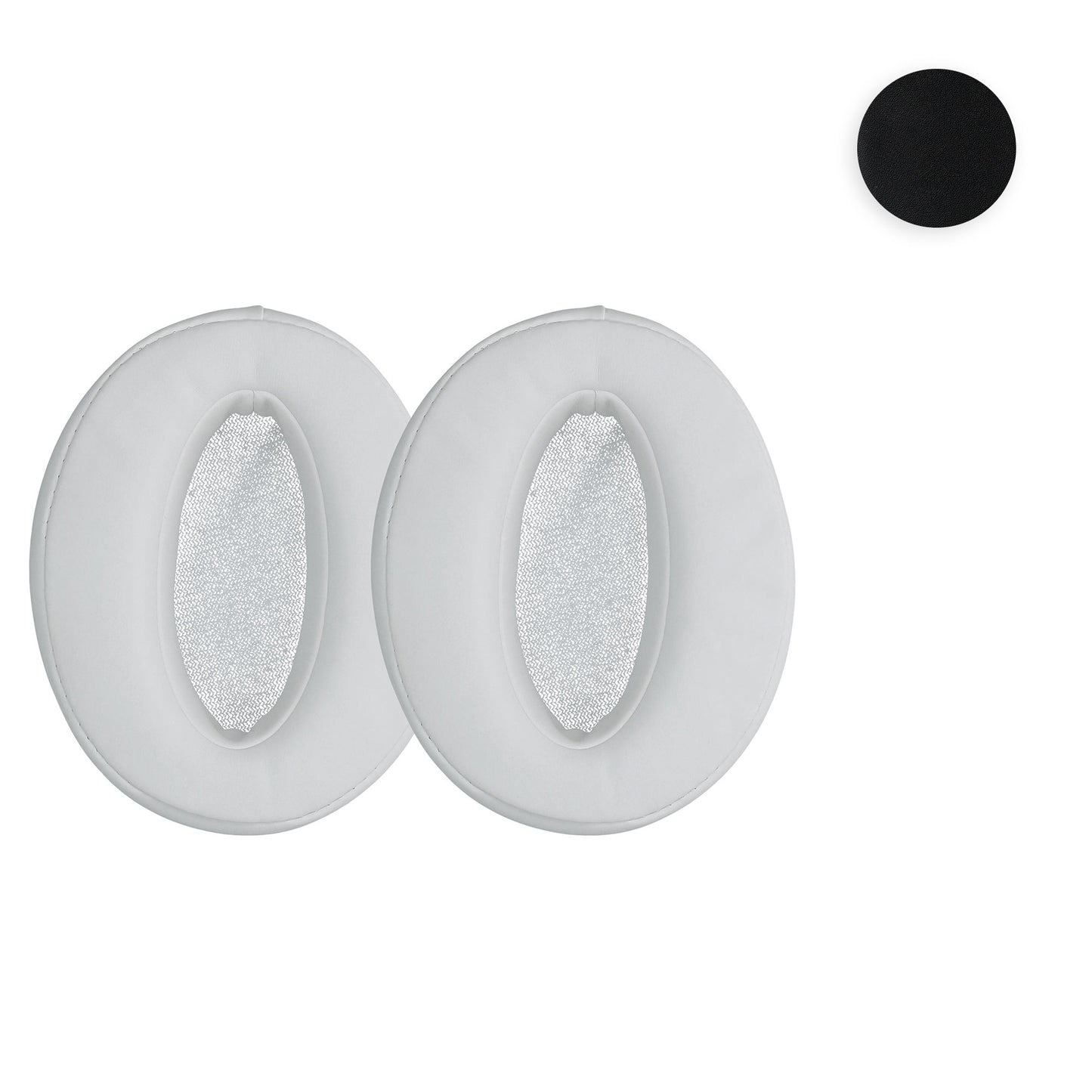 kwmobile 2x Ohr Polster für Sennheiser HD450BT / HD350BT Ohrpolster - Ersatz Ohrpolster - Kopfhörer Ersatzteile - Kopfhörer Ersatzpolster für Over Ear Headphones Schwarz  