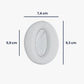 kwmobile Ohr Polster für Sennheiser HD450BT / HD350BT Ohrpolster Ersatz Kopfhörer Ersatzteile Kopfhörer Ersatzpolster für Over Ear Headphones