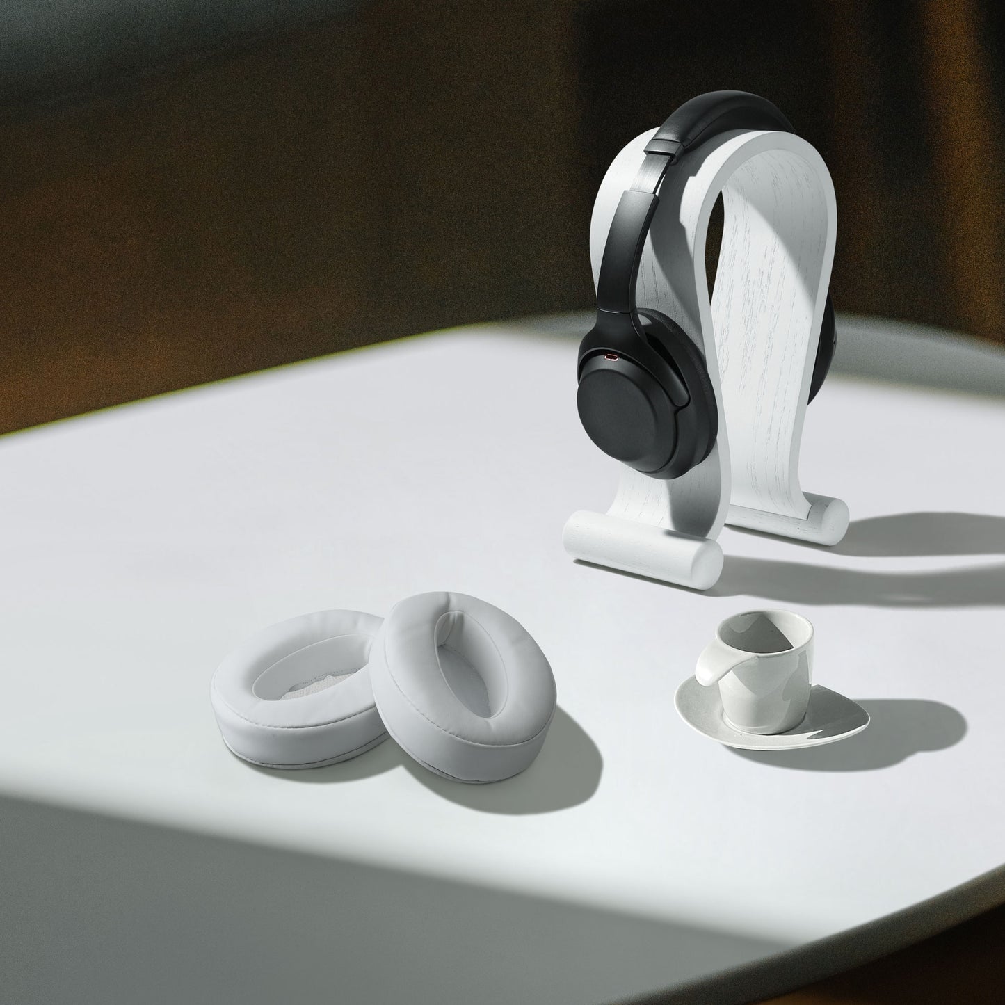kwmobile Ohr Polster für Sennheiser HD450BT / HD350BT Ohrpolster Ersatz Kopfhörer Ersatzteile Kopfhörer Ersatzpolster für Over Ear Headphones