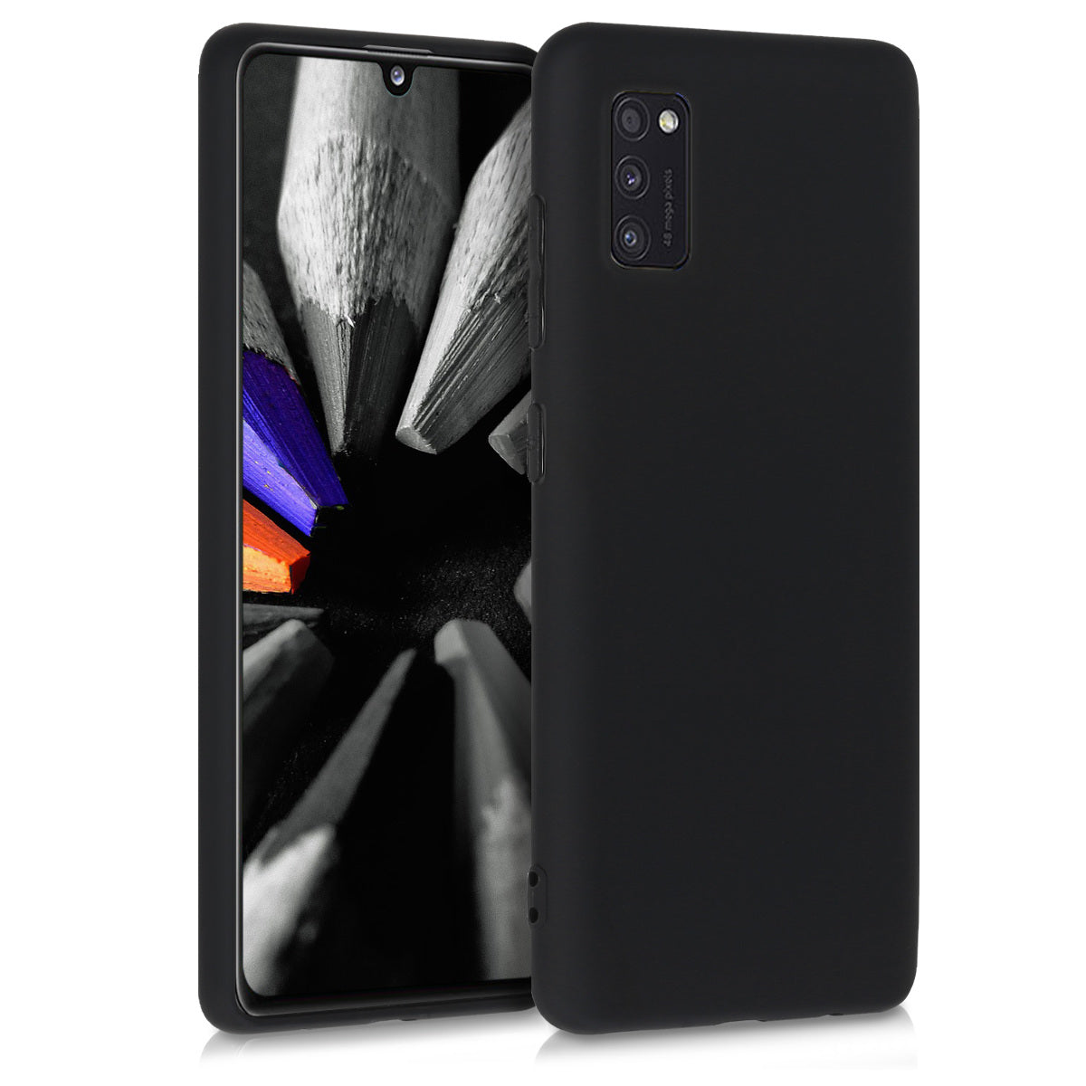 kwmobile Handyhülle für Samsung Galaxy A41 - Kabelloses Laden - Schutzhülle Cover