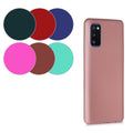kwmobile Handyhülle für Samsung Galaxy A41 Hülle - Silikon Case metallisch schimmernd - Schutzhülle Cover