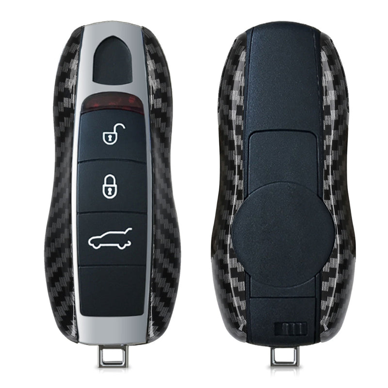 kwmobile Autoschlüssel Hülle kompatibel mit Porsche 3-Tasten Autoschlüssel (nur Keyless) Hardcover Schutzhülle Schlüsselhülle Cover
